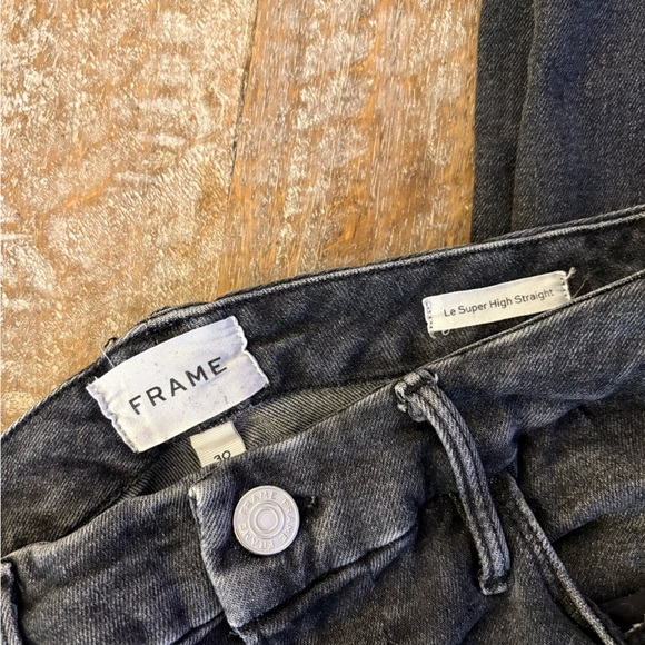 Frame Le Super High Straight Jeans size 30 - Picture 9 of 9